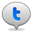 Bubble twitter 2 icon